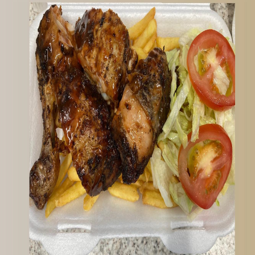 Jerk Chicken & Chips 